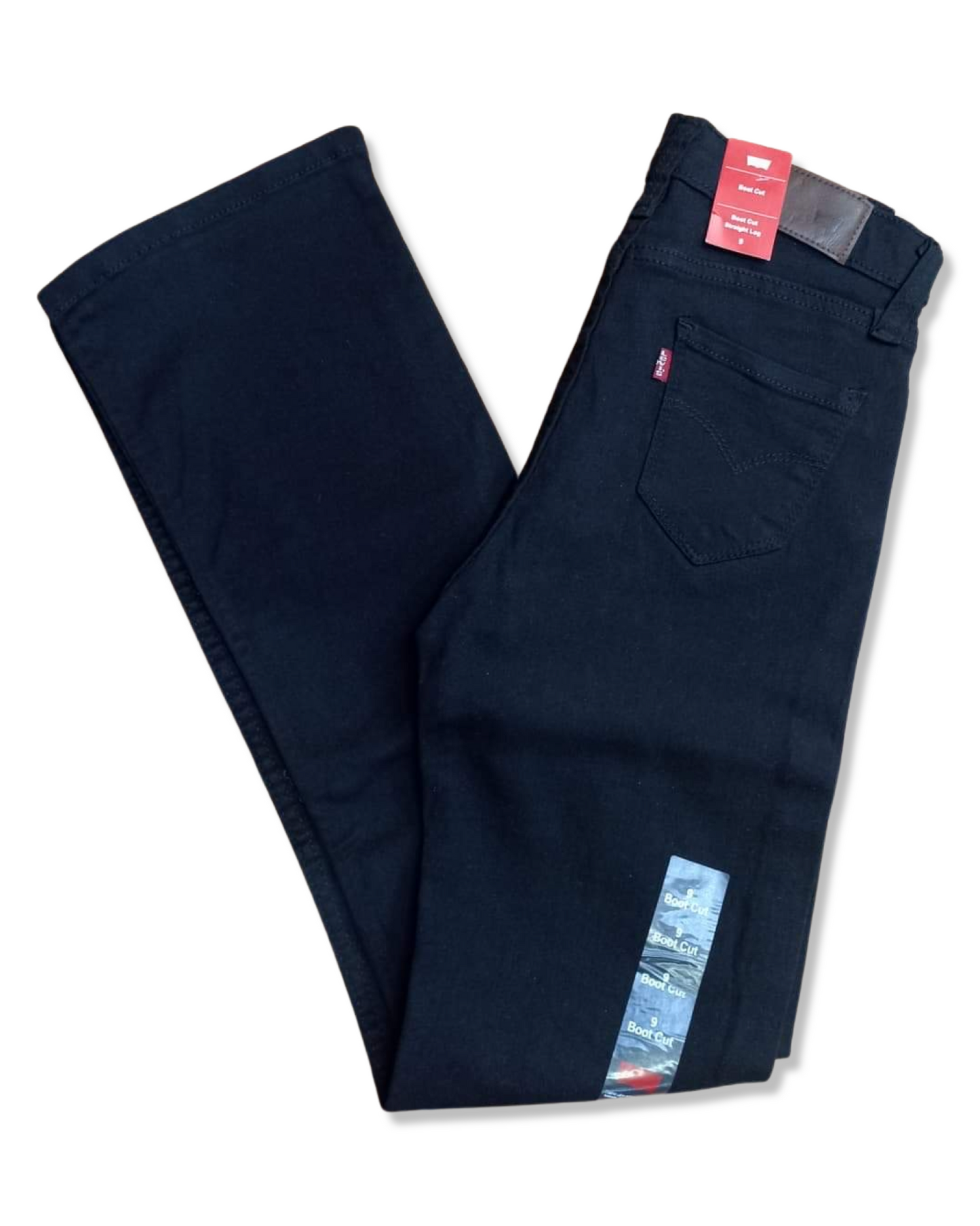 LEVIS negro para dama corte bota