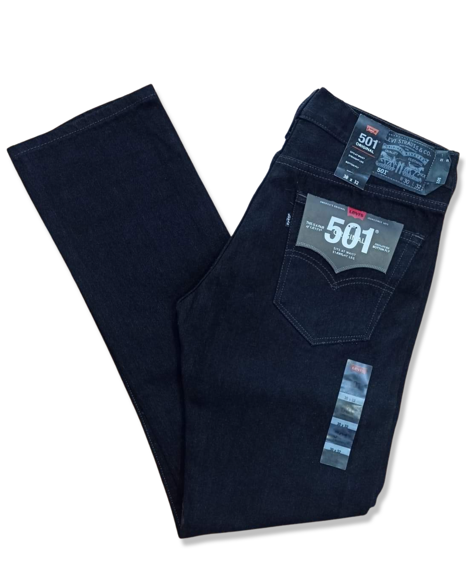 Pantalon LEVIS 501 color negro carbon