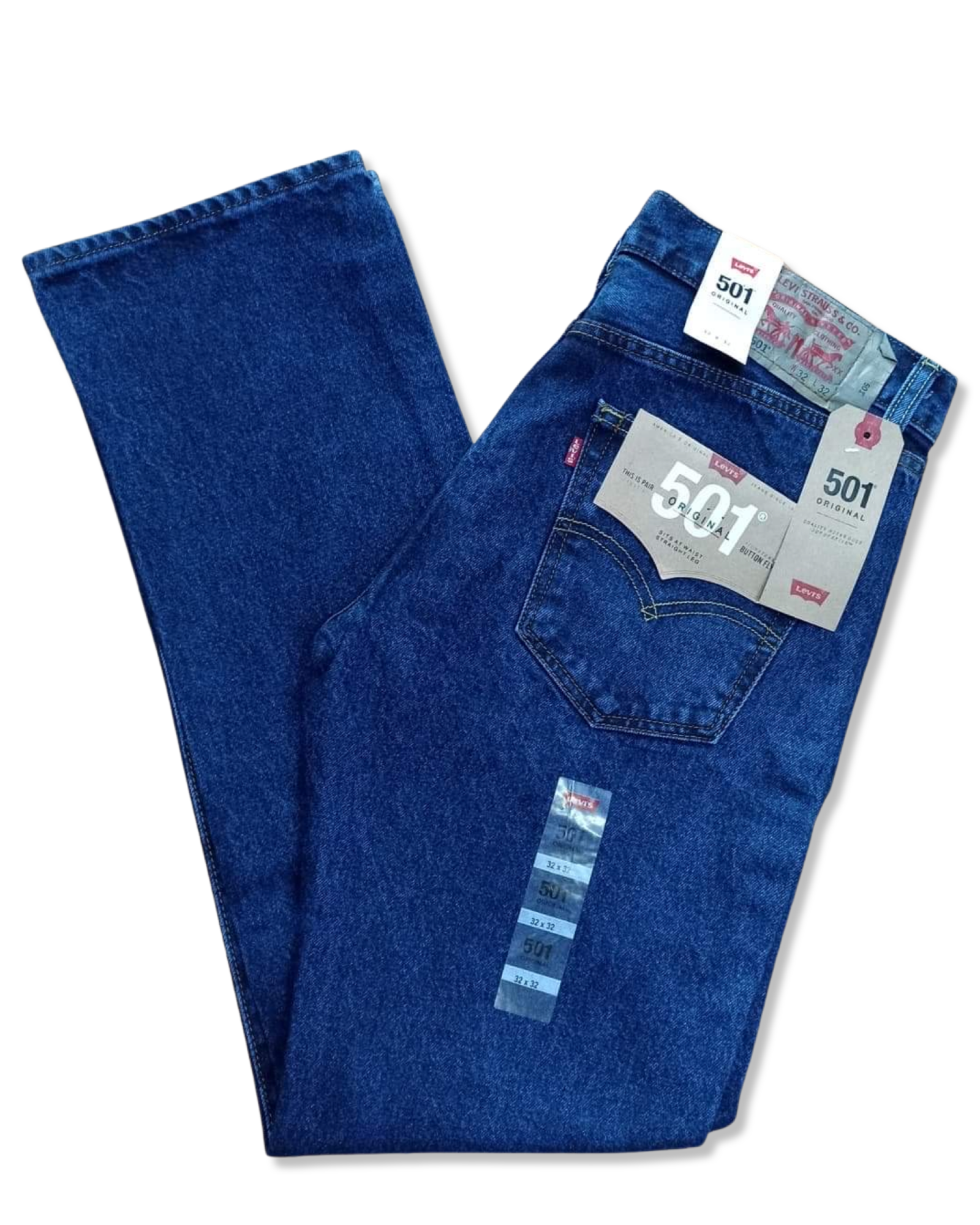 Pantalón LEVIS 501 color azul fuerte –