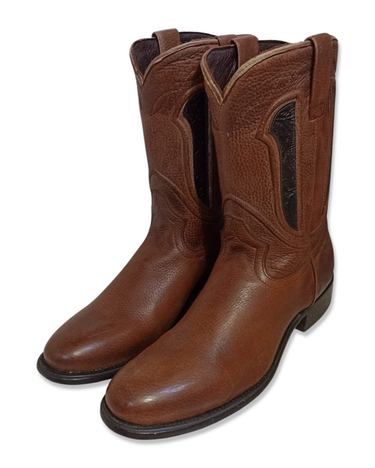 bota montana piel exotica (venado miel)