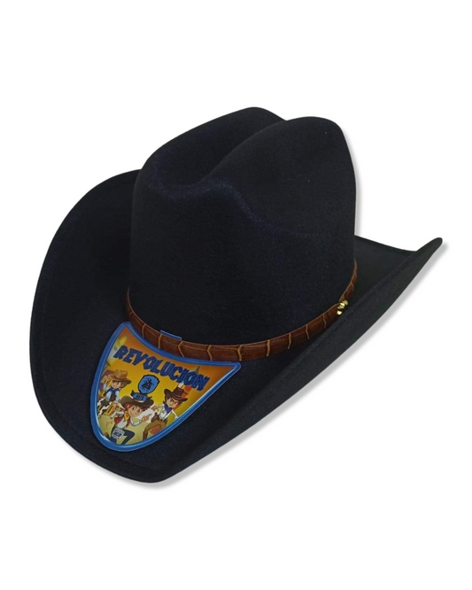 Texana para niños en color negro