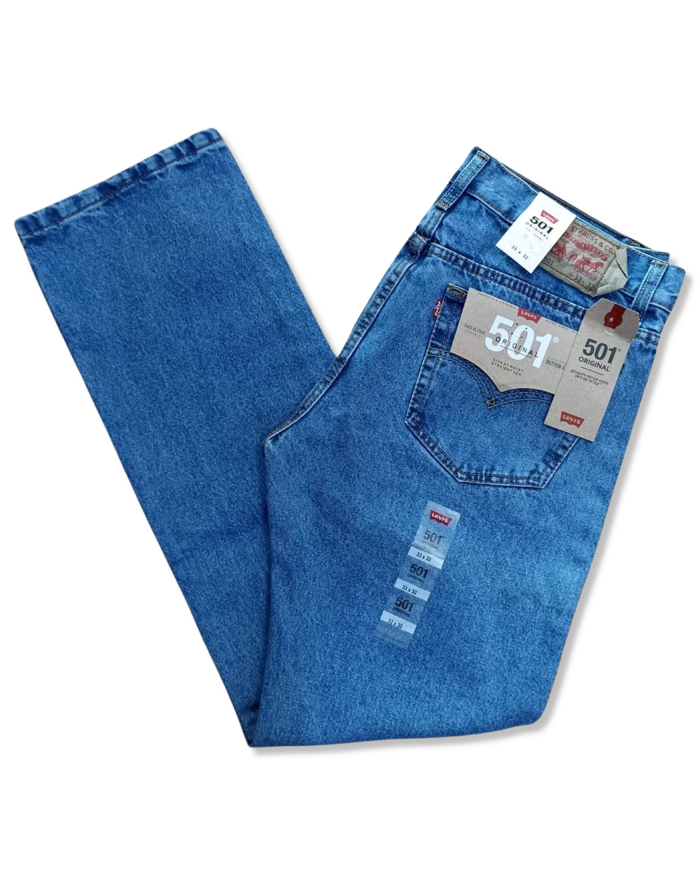 Pantal n LEVIS 501 color azul claro