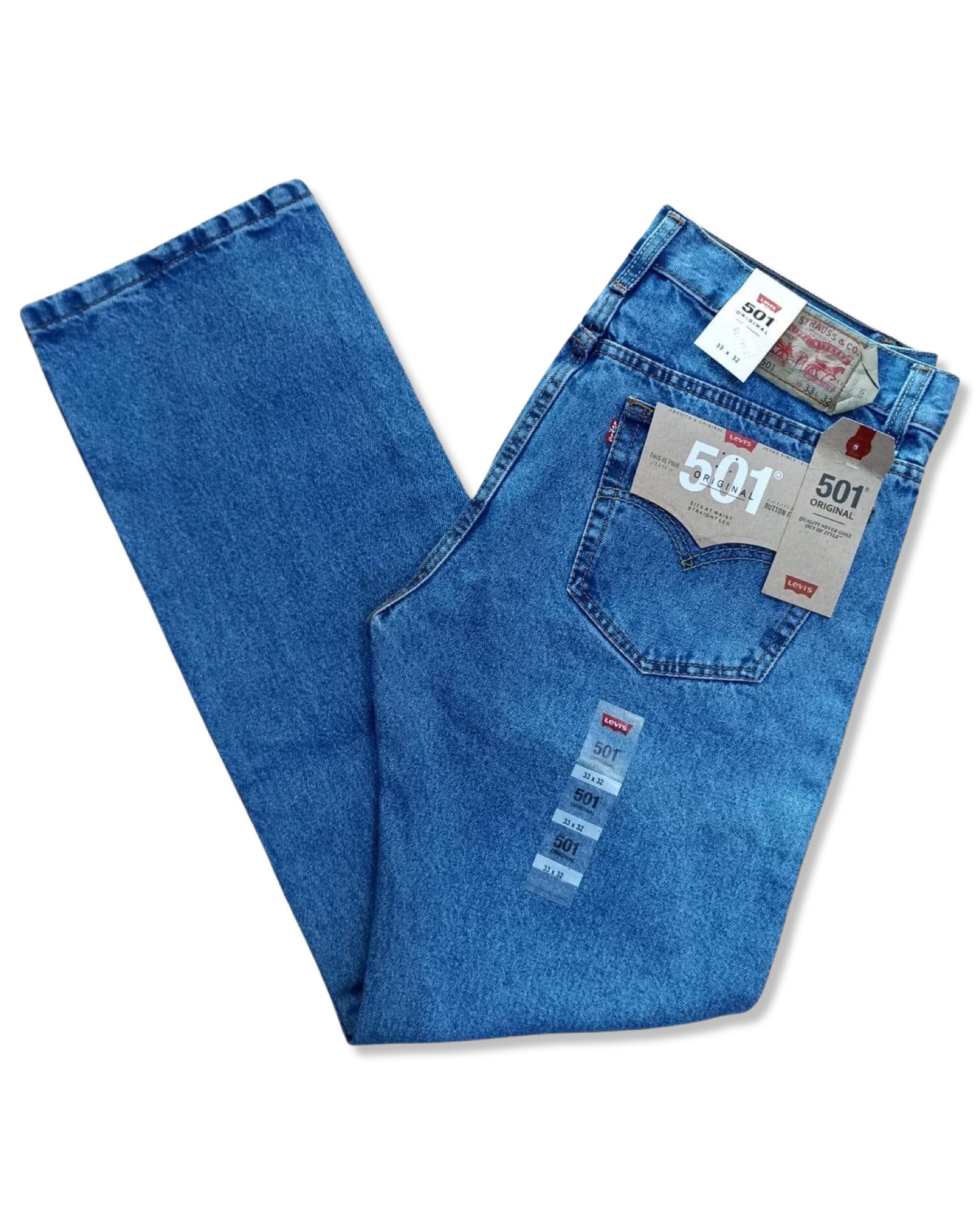 Pantalón LEVIS 501 color azul claro – vaquero