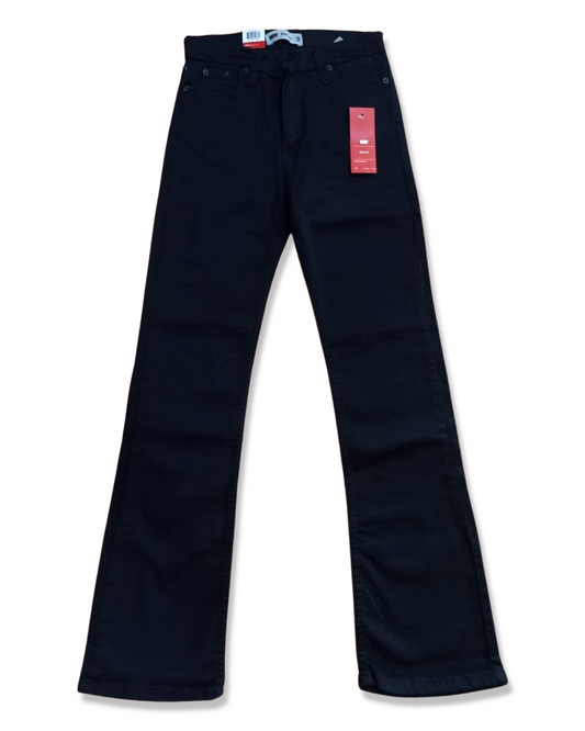 LEVIS negro para dama corte bota